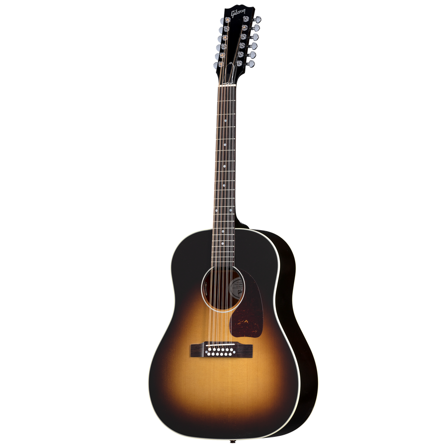 Gibson J-45 Standard 12-String with HiFi DNA, Vintage Sunburst Acoustic Guitar Gibson