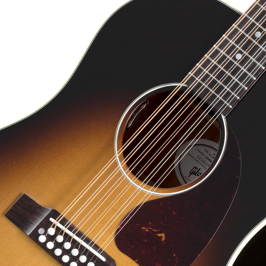 Gibson J-45 Standard 12-String with HiFi DNA, Vintage Sunburst Acoustic Guitar Gibson