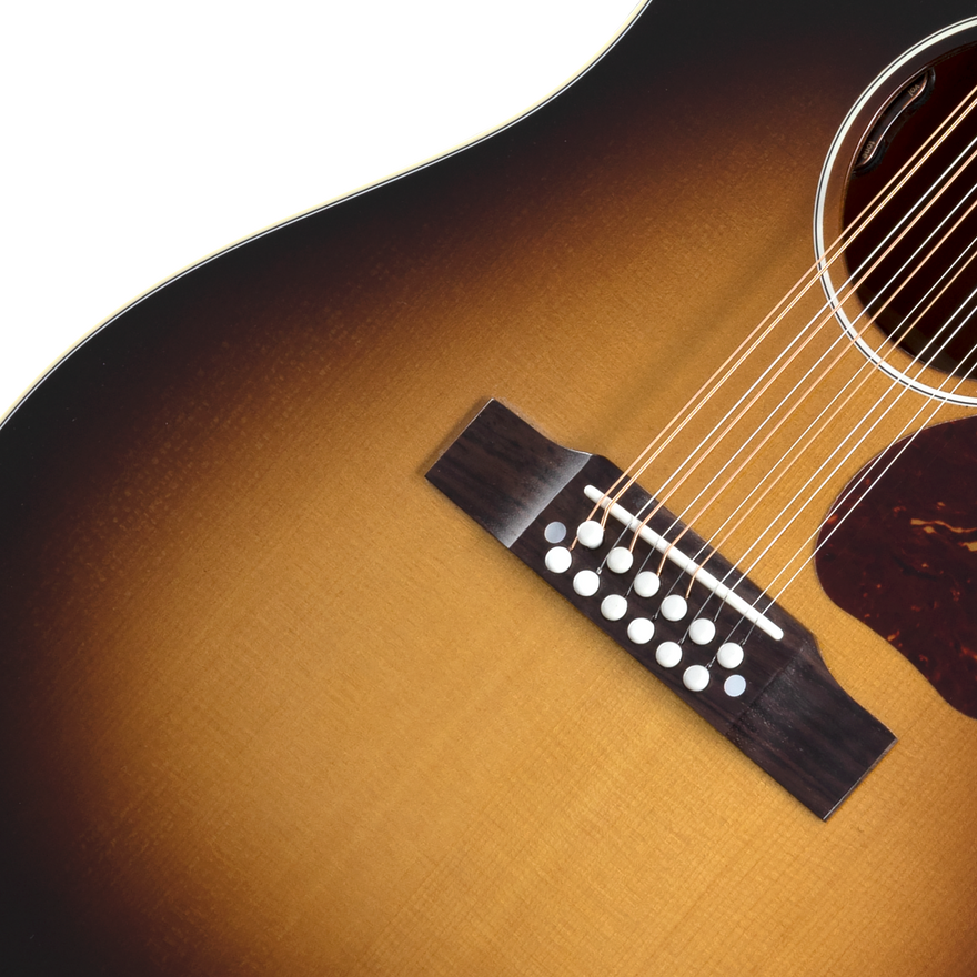 Gibson J-45 Standard 12-String with HiFi DNA, Vintage Sunburst Acoustic Guitar Gibson