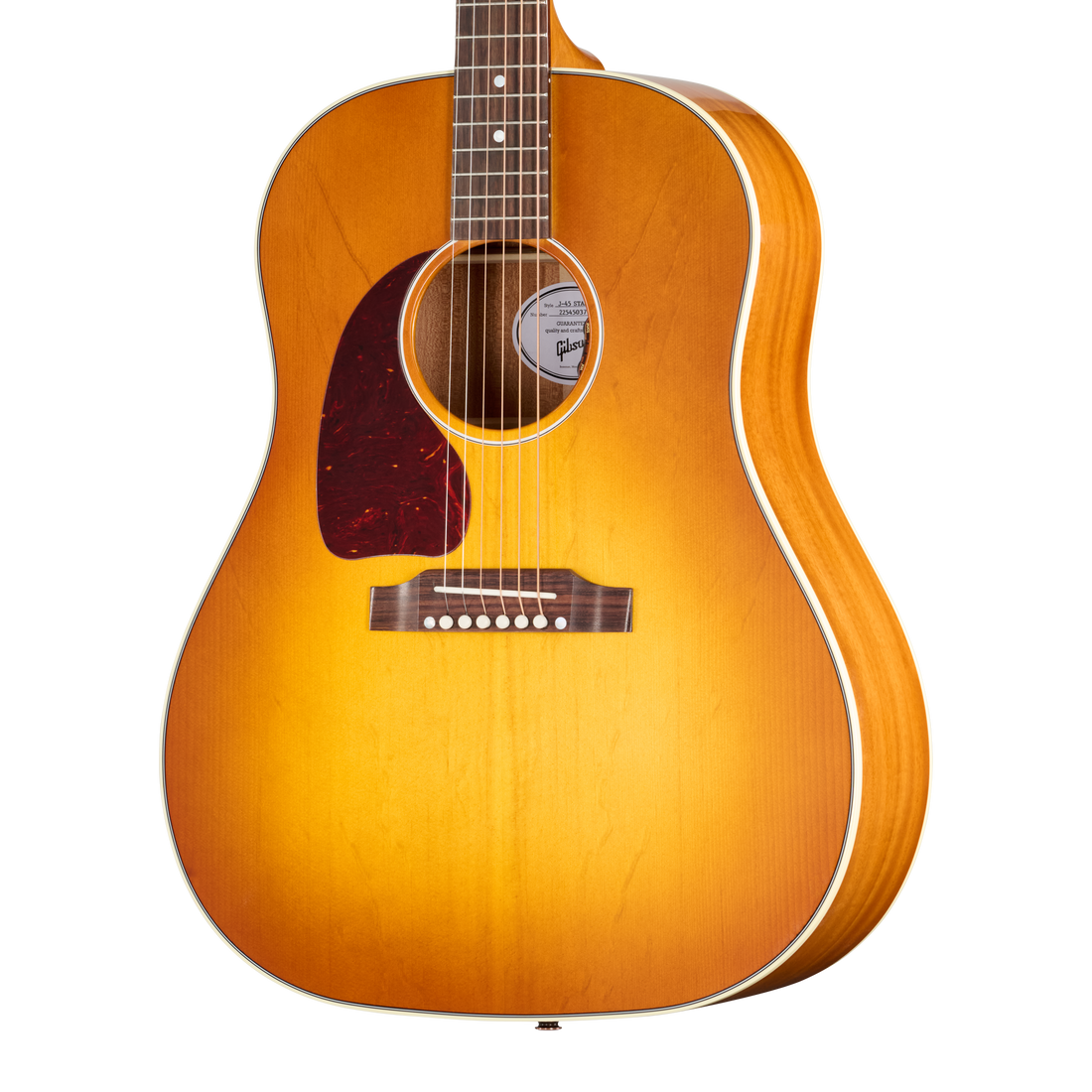 Gibson J-45 Standard, Left-Handed, Heritage Cherry Sunburst Acoustic Guitar Gibson