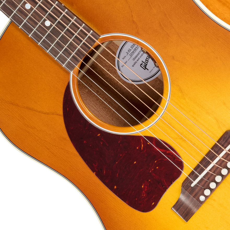Gibson J-45 Standard, Left-Handed, Heritage Cherry Sunburst Acoustic Guitar Gibson
