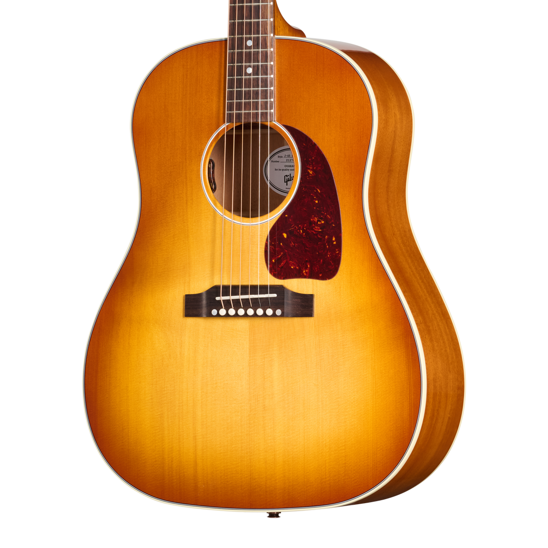 Gibson J-45 Standard with HiFi DNA, Heritage Cherry Sunburst Acoustic Guitar Gibson