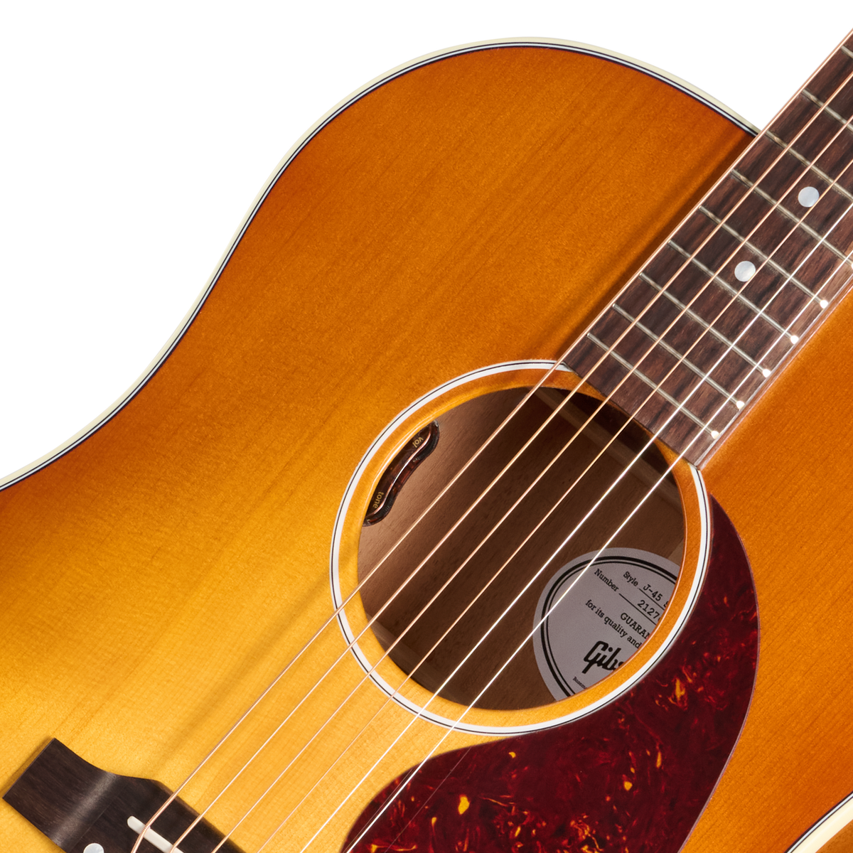 Gibson J-45 Standard with HiFi DNA, Heritage Cherry Sunburst Acoustic Guitar Gibson