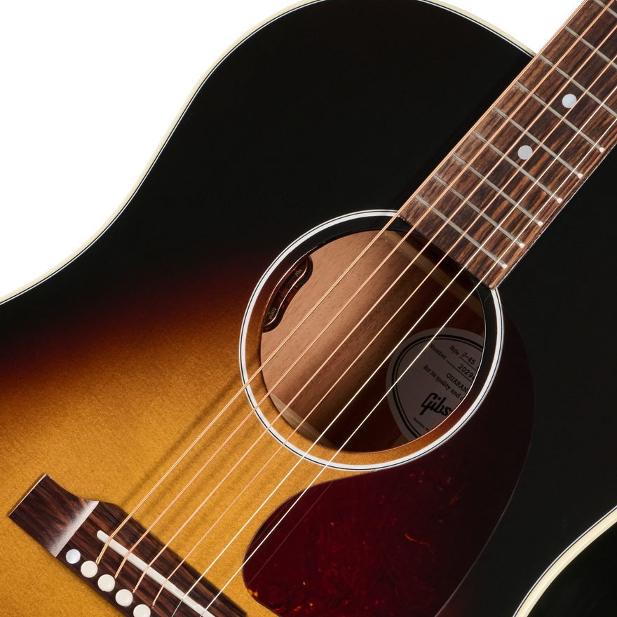 Gibson J-45 Standard with HiFi DNA, Vintage Sunburst Acoustic Guitar Gibson