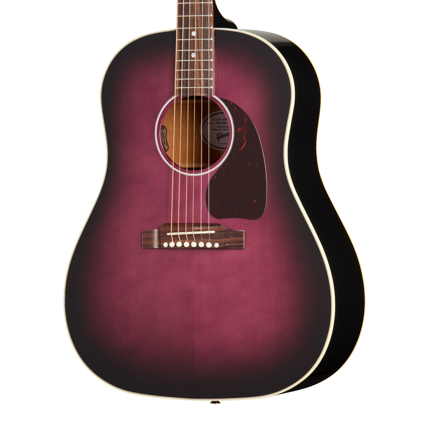 Gibson J-45 Standard, Purple Burst Acoustic Guitar Gibson