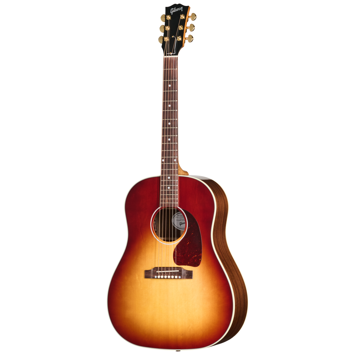 Gibson J-45 Standard Rosewood with HiFi DNA, Left-Handed, Rosewood Burst Acoustic Guitar Gibson