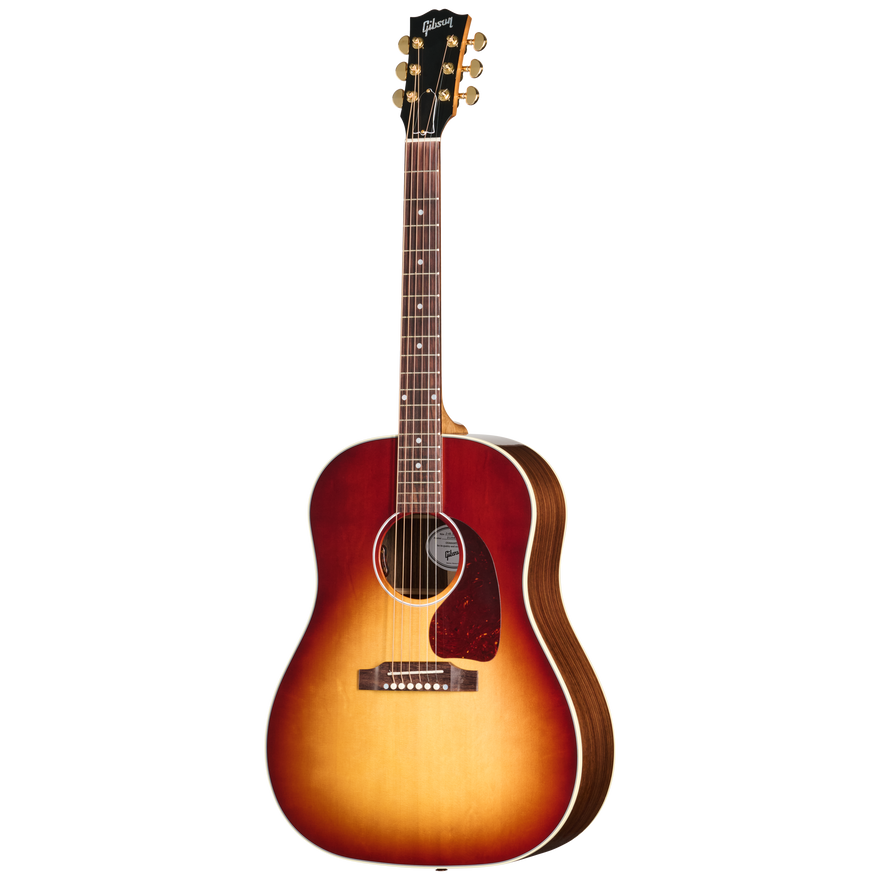 Gibson J-45 Standard Rosewood with HiFi DNA, Left-Handed, Rosewood Burst Acoustic Guitar Gibson