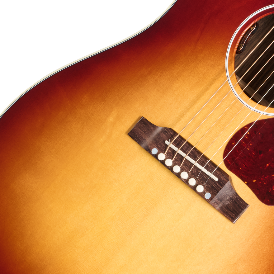 Gibson J-45 Standard Rosewood with HiFi DNA, Left-Handed, Rosewood Burst Acoustic Guitar Gibson