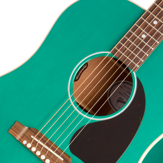 Gibson J-45 Standard, Translucent Teal Acoustic Guitar Gibson