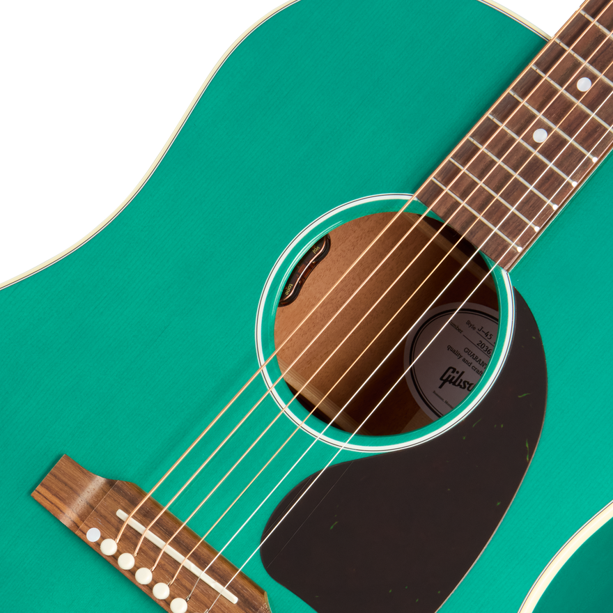 Gibson J-45 Standard, Translucent Teal Acoustic Guitar Gibson
