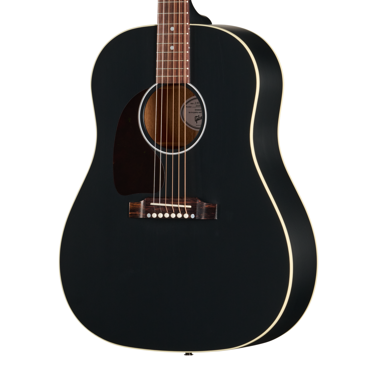 Gibson J-45 Special, Left-Handed, Satin Ebony