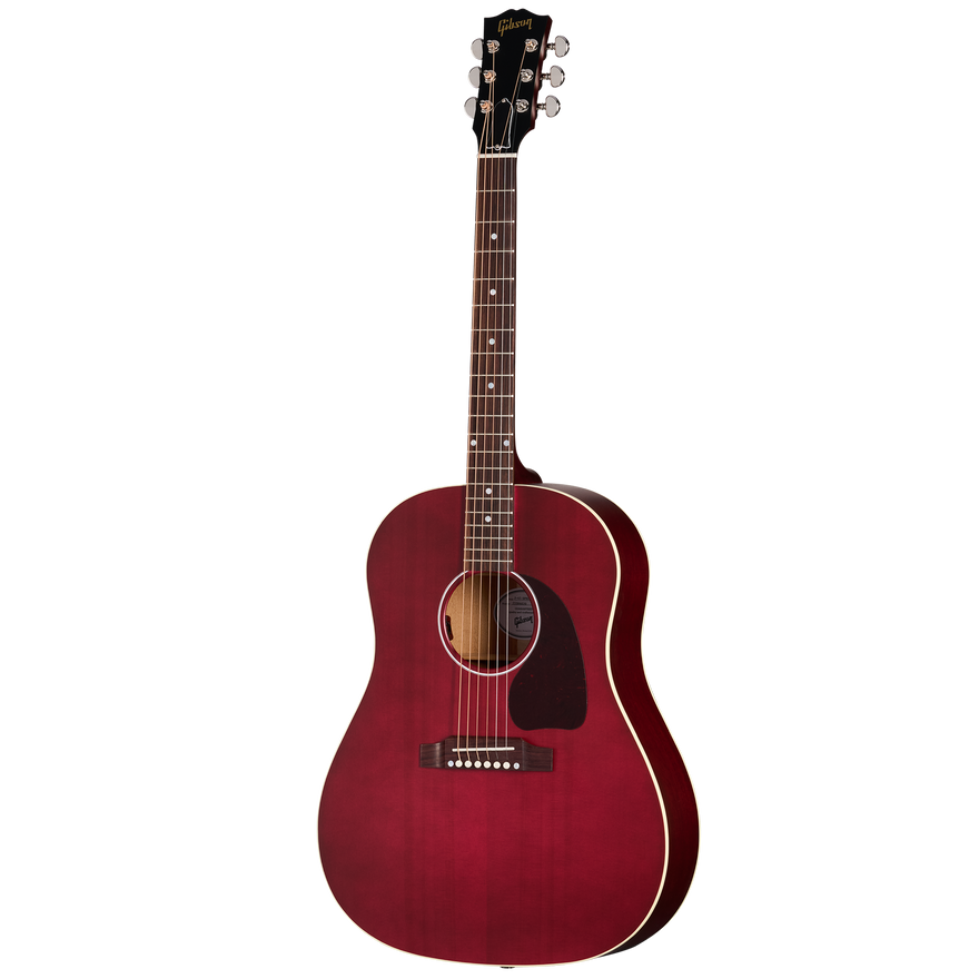 Gibson J-45 Special, Satin Wine Red Acoustic Guitar Gibson