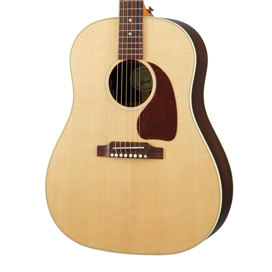 Gibson J-45 Studio Rosewood, Antique Natural Acoustic Guitar Gibson