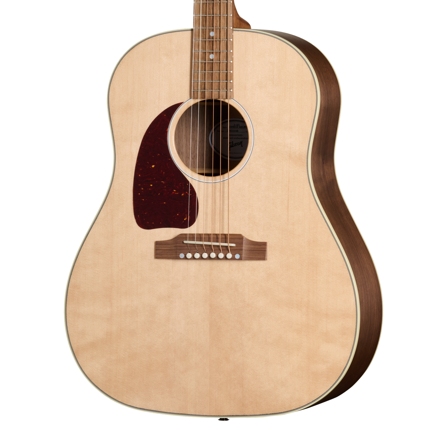Gibson J-45 Studio Walnut, Left-Handed, Natural Acoustic Guitar Gibson