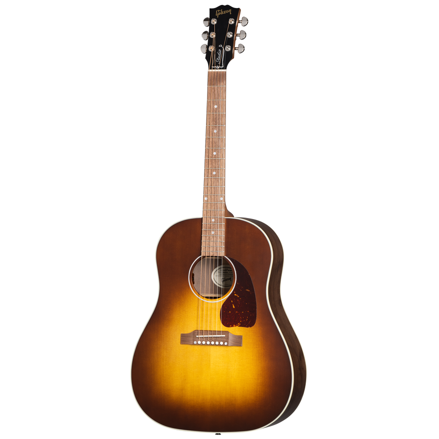 Gibson J-45 Studio Walnut, Left Handed, Satin Walnut Burst Acoustic Guitar Gibson