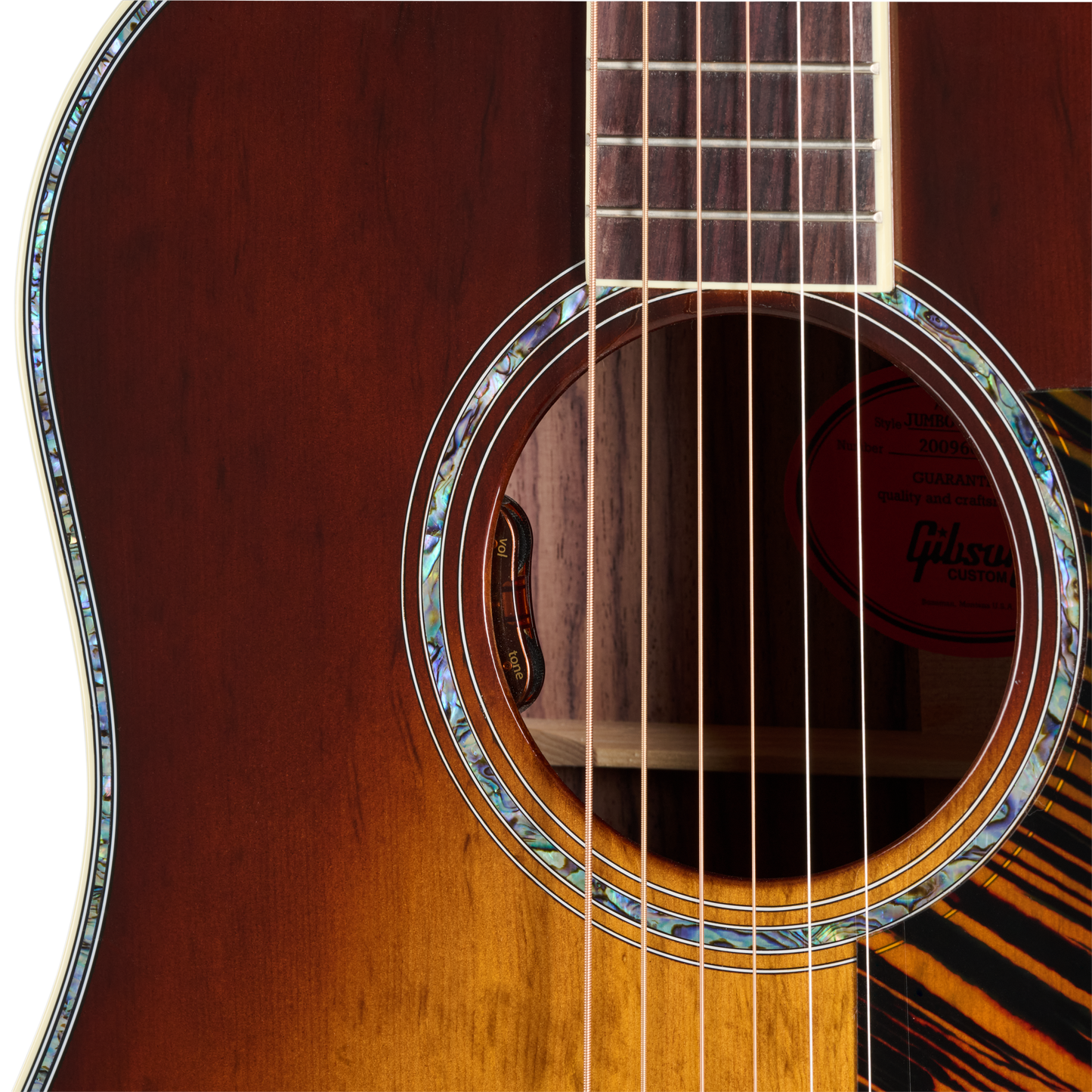 Gibson Custom Advanced Jumbo Anniversary Limited Edition, Cremona Burst Acoustic Guitar Gibson Custom