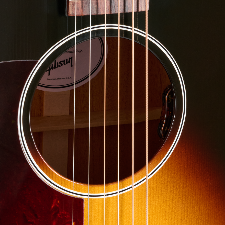 Gibson L-00 Standard with HiFi DNA, Left-Handed, Vintage Sunburst Acoustic Guitar Gibson