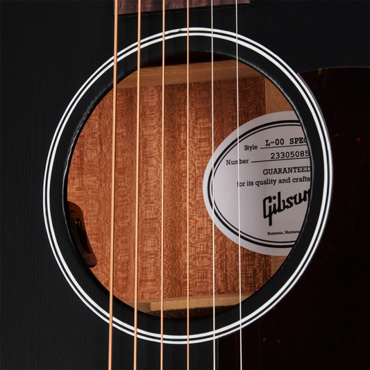 Gibson L-00 Special, Satin Ebony Acoustic Guitar Gibson