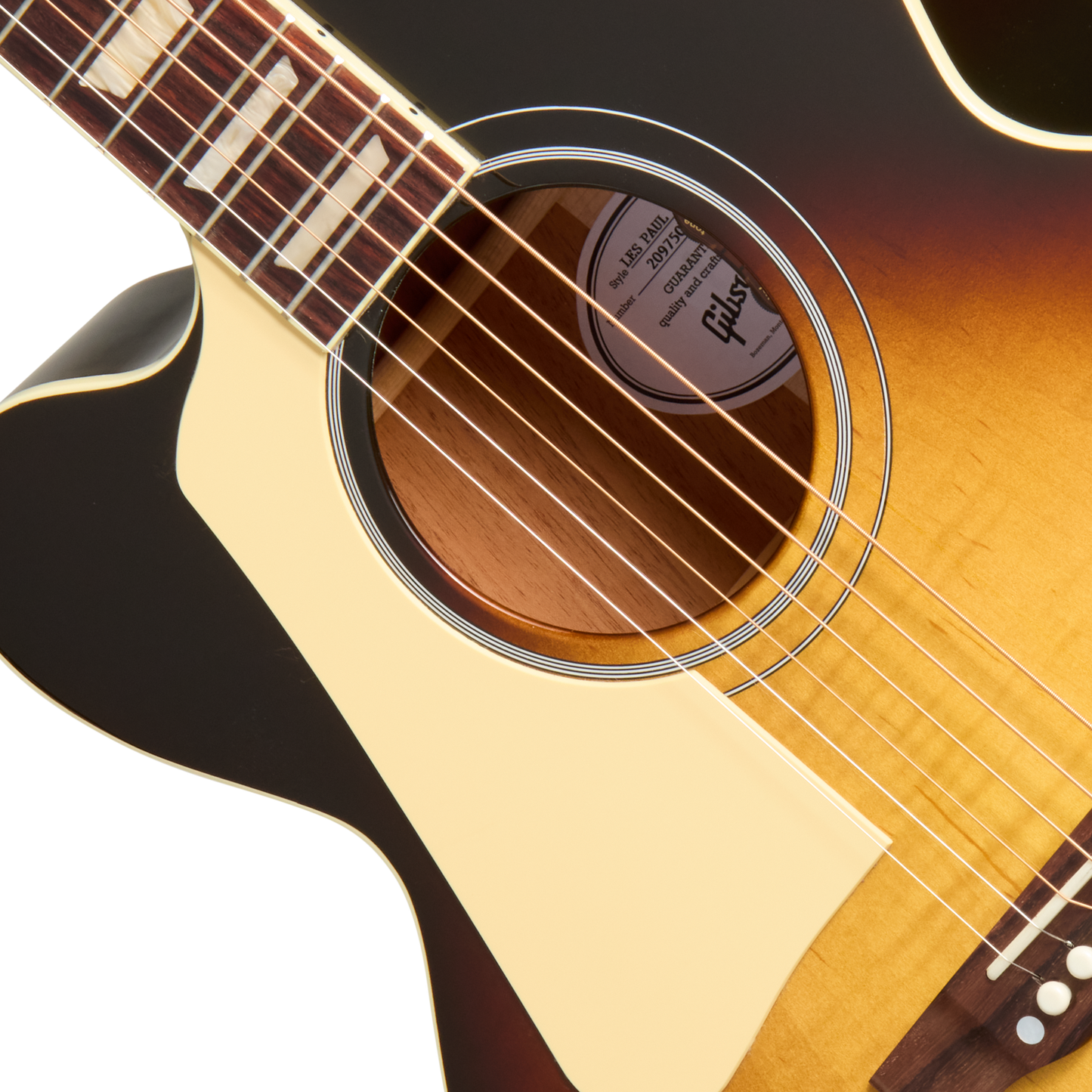 Gibson Les Paul Parlor Acoustic, Left-Handed, Vintage Sunburst Acoustic Guitar Gibson
