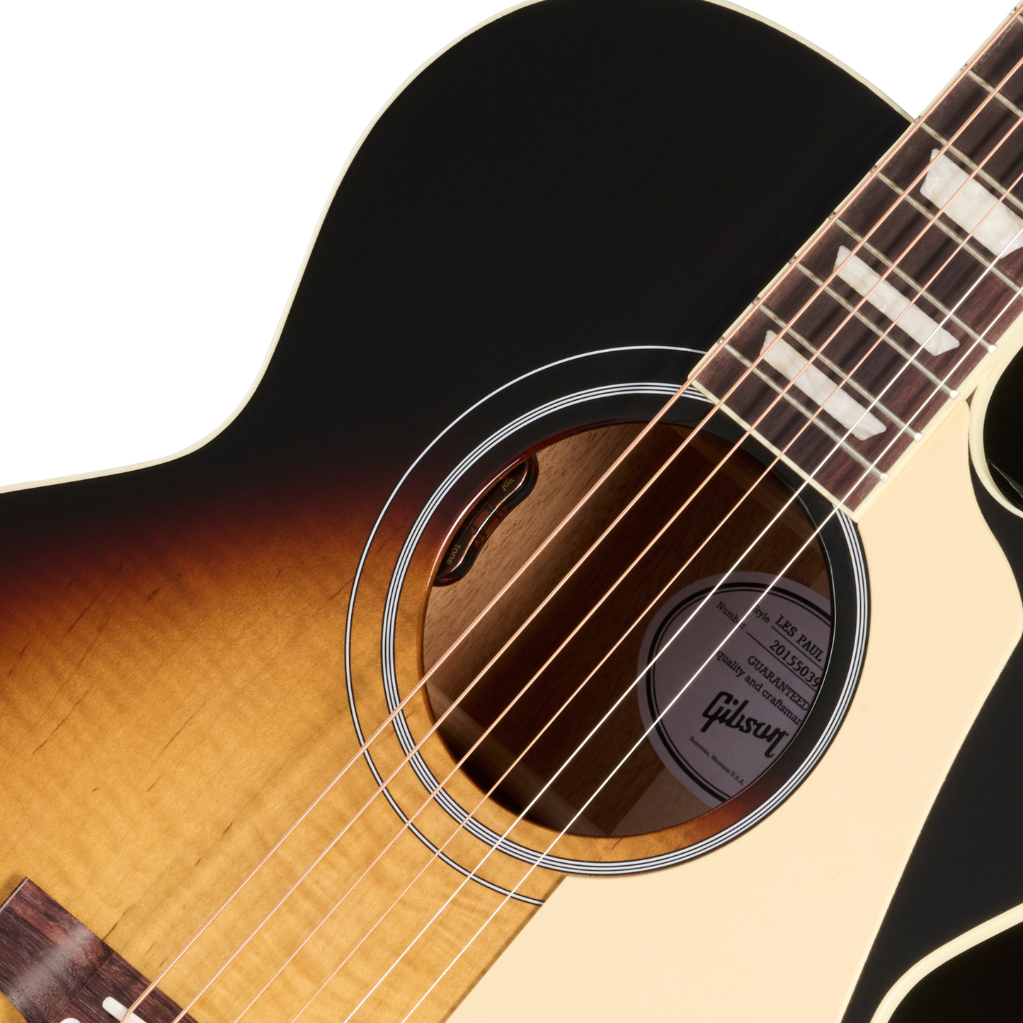 Gibson Les Paul Parlor Acoustic, Vintage Sunburst Acoustic Guitar Gibson