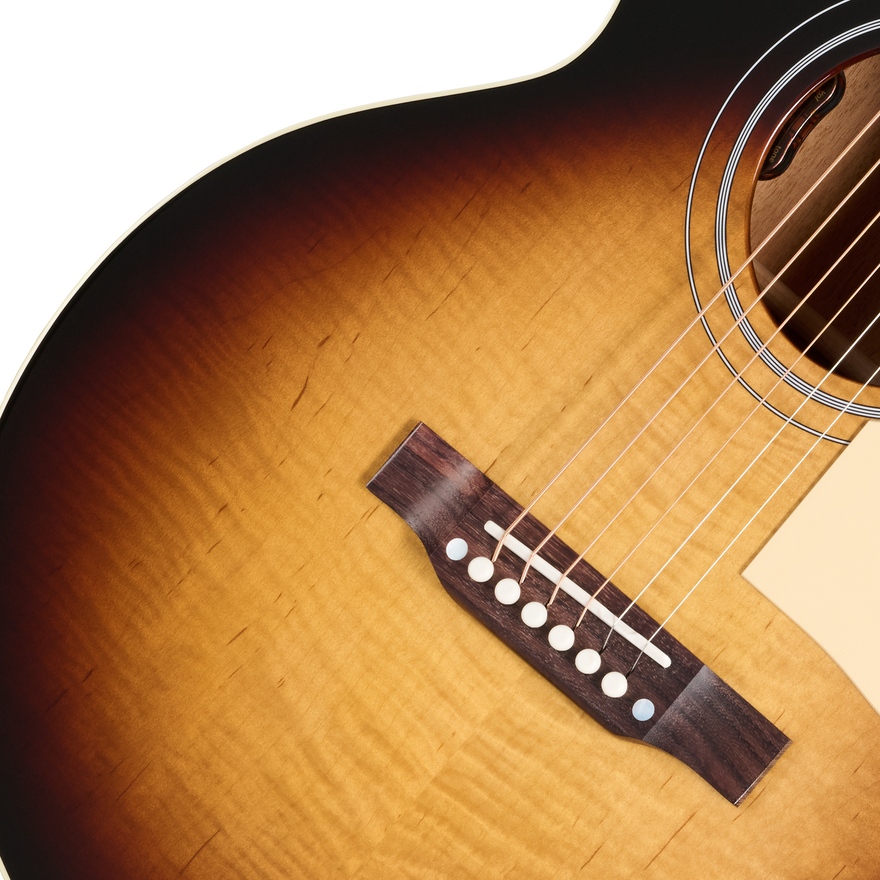 Gibson Les Paul Parlor Acoustic, Vintage Sunburst Acoustic Guitar Gibson
