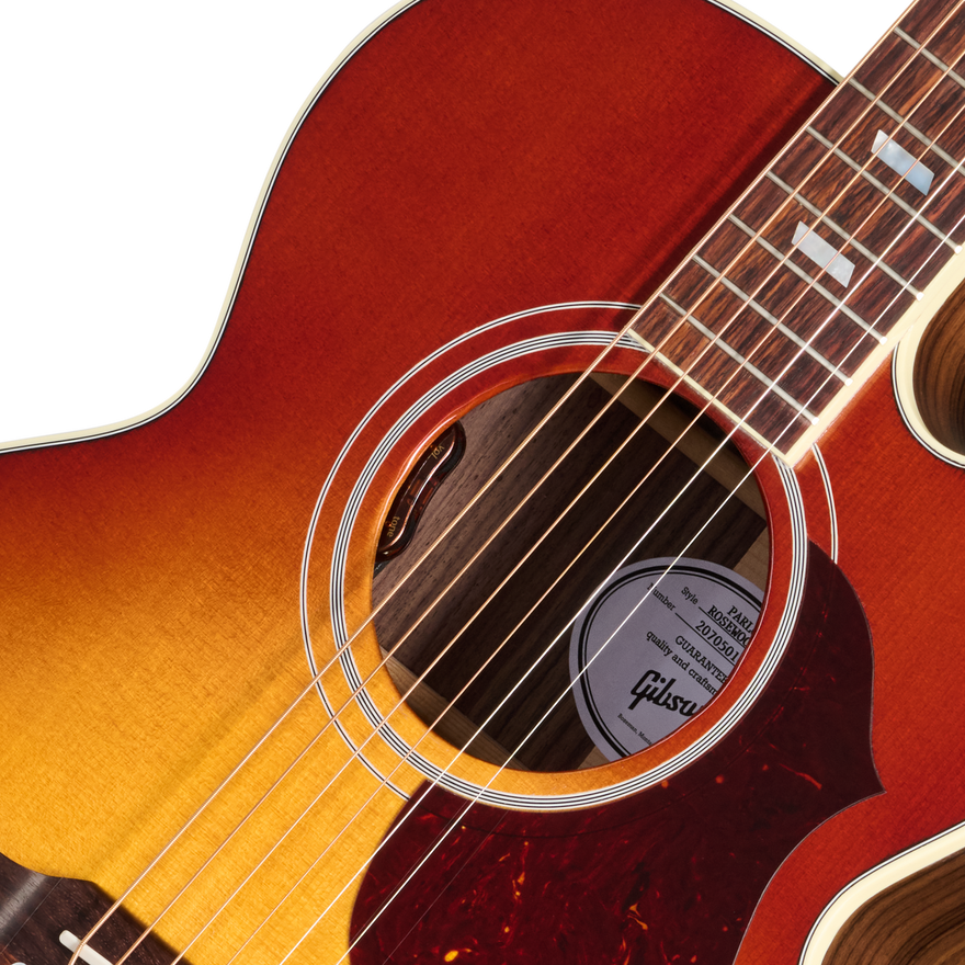 Gibson Parlor Rosewood EC with HiFi DNA, Rosewood Burst Acoustic Guitar Gibson
