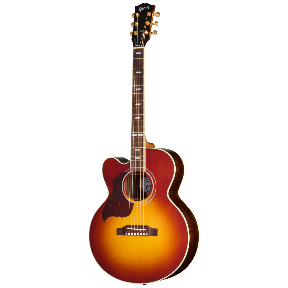 Gibson Parlor Rosewood EC, Rosewood Burst, Left-Handed Acoustic Guitar Gibson