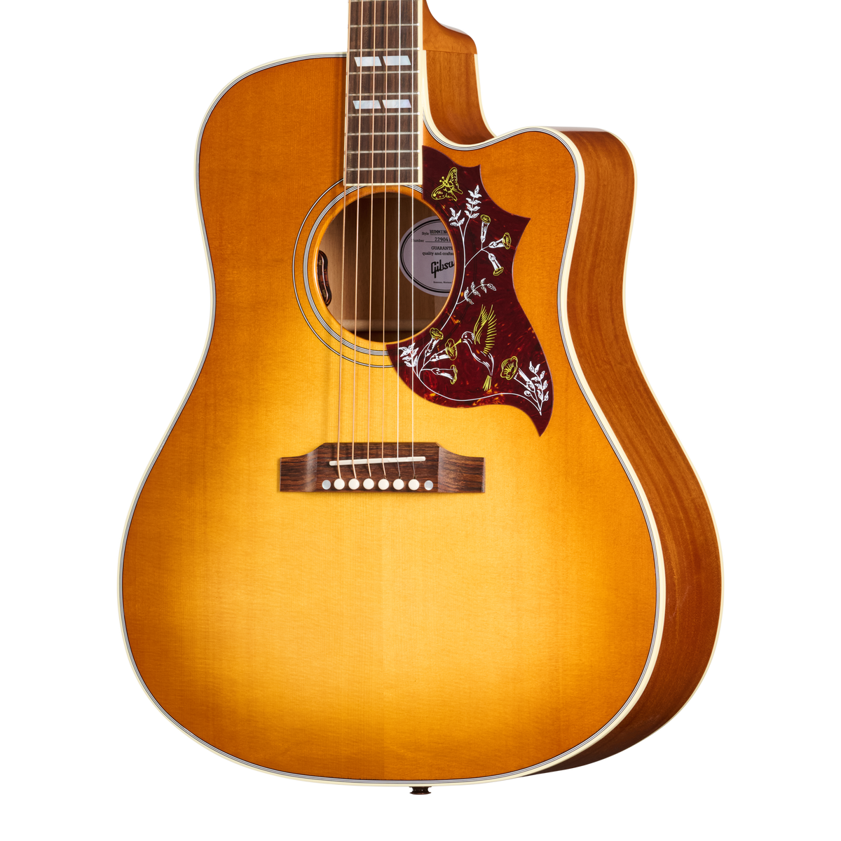 Gibson Hummingbird Standard EC with HiFi DNA, Heritage Cherry Sunburst Acoustic Guitar Gibson