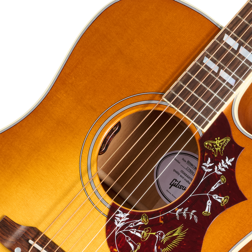 Gibson Hummingbird Standard EC with HiFi DNA, Heritage Cherry Sunburst Acoustic Guitar Gibson