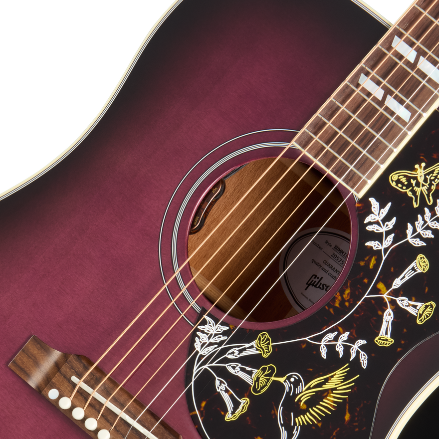 Gibson Hummingbird Standard, Purple Burst Acoustic Guitar Gibson