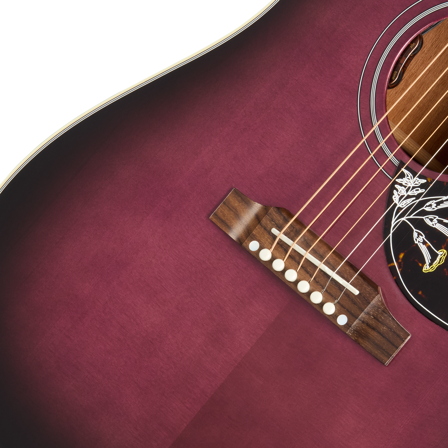 Gibson Hummingbird Standard, Purple Burst Acoustic Guitar Gibson