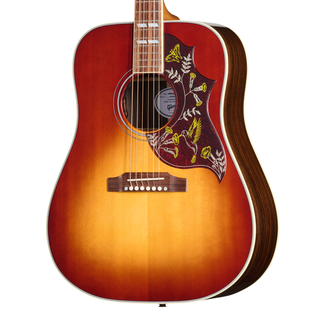 Gibson Hummingbird Standard Rosewood with HiFi DNA, Rosewood Burst Acoustic Guitar Gibson