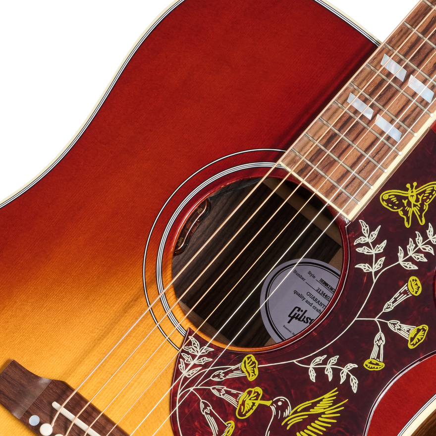 Gibson Hummingbird Standard Rosewood with HiFi DNA, Rosewood Burst Acoustic Guitar Gibson