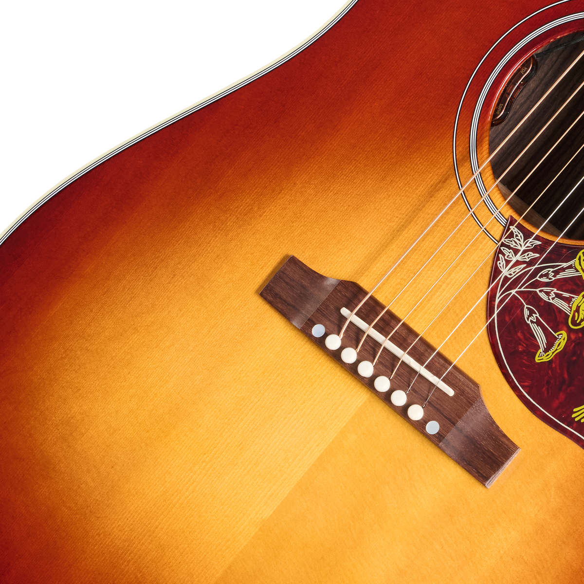 Gibson Hummingbird Standard Rosewood with HiFi DNA, Rosewood Burst Acoustic Guitar Gibson