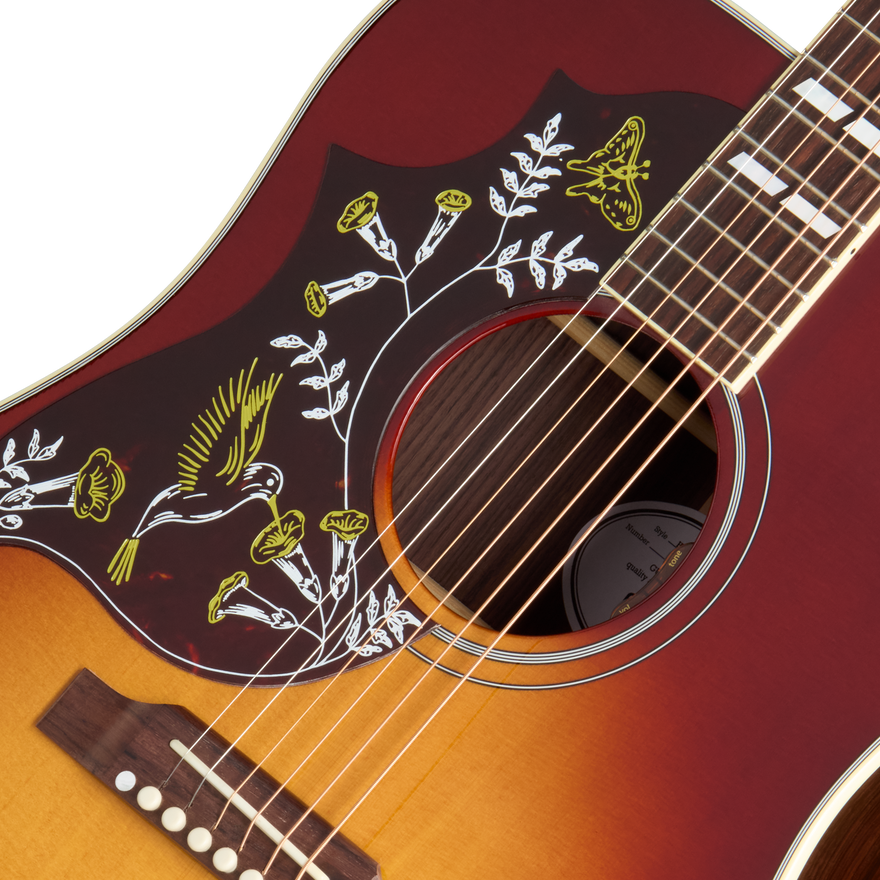 Gibson Hummingbird Standard Rosewood, Left-Handed, Rosewood Burst Acoustic Guitar Gibson