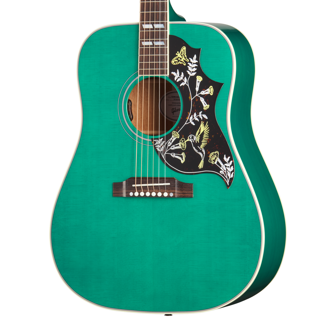 Gibson Hummingbird Standard, Translucent Teal Acoustic Guitar Gibson