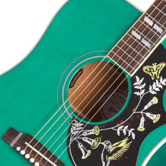 Gibson Hummingbird Standard, Translucent Teal Acoustic Guitar Gibson