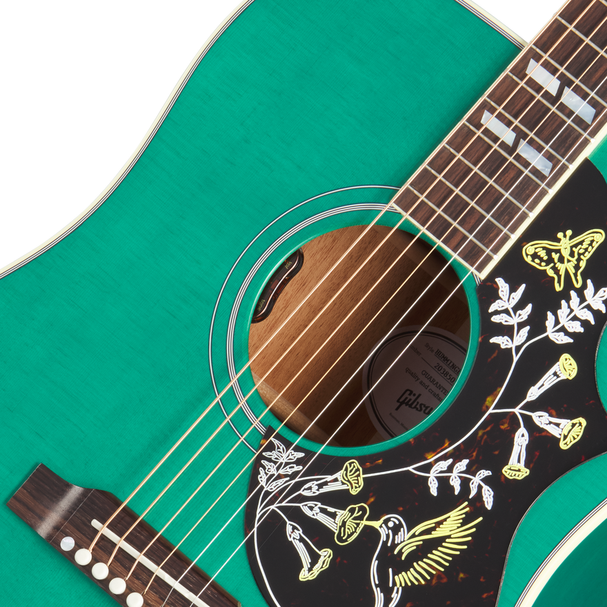 Gibson Hummingbird Standard, Translucent Teal Acoustic Guitar Gibson