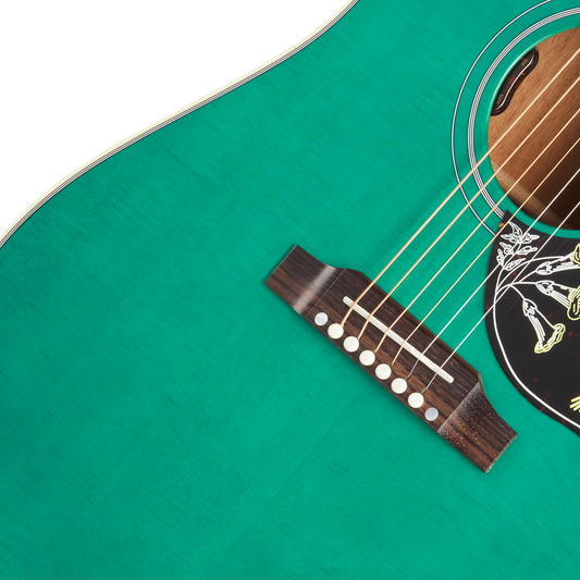 Gibson Hummingbird Standard, Translucent Teal Acoustic Guitar Gibson