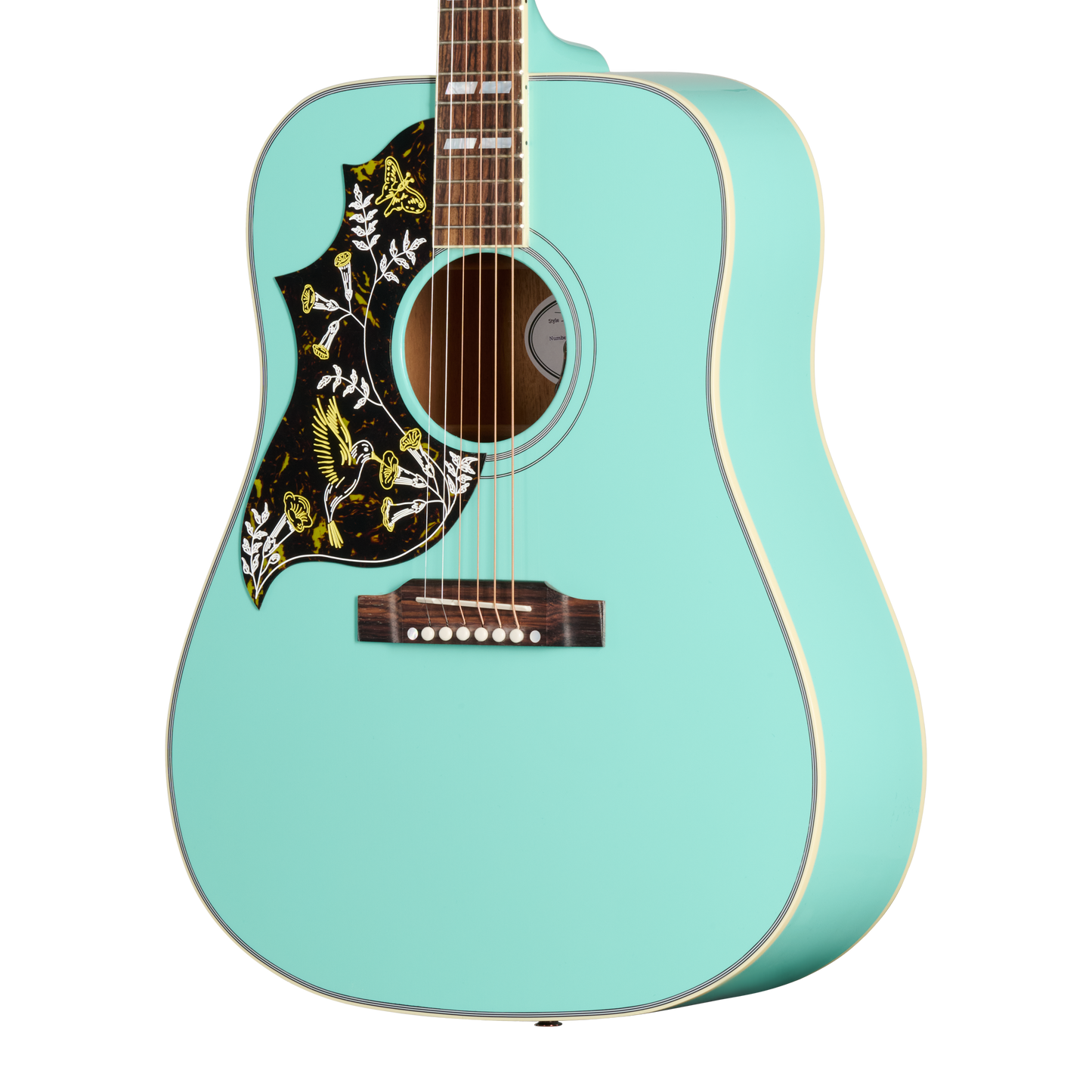 Gibson Hummingbird Standard, Left-Handed, Southwestern Turquoise Acoustic Guitar Gibson