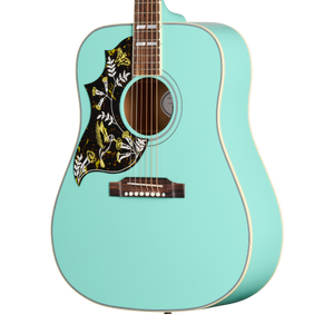 Gibson Hummingbird Standard with HiFi DNA, Left-Handed, Southwestern Turquoise Acoustic Guitar Gibson
