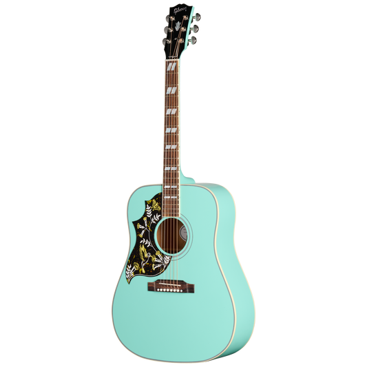 Gibson Hummingbird Standard with HiFi DNA, Left-Handed, Southwestern Turquoise Acoustic Guitar Gibson