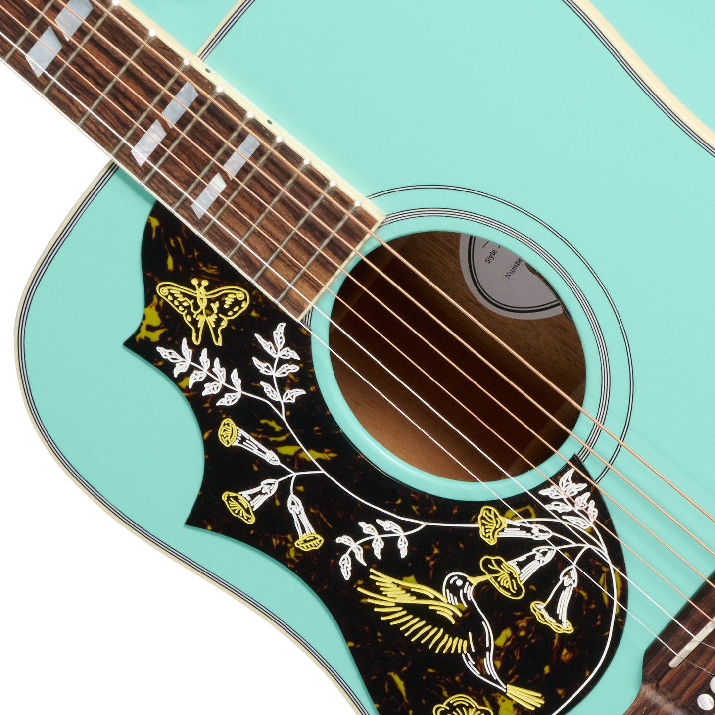 Gibson Hummingbird Standard, Left-Handed, Southwestern Turquoise Acoustic Guitar Gibson