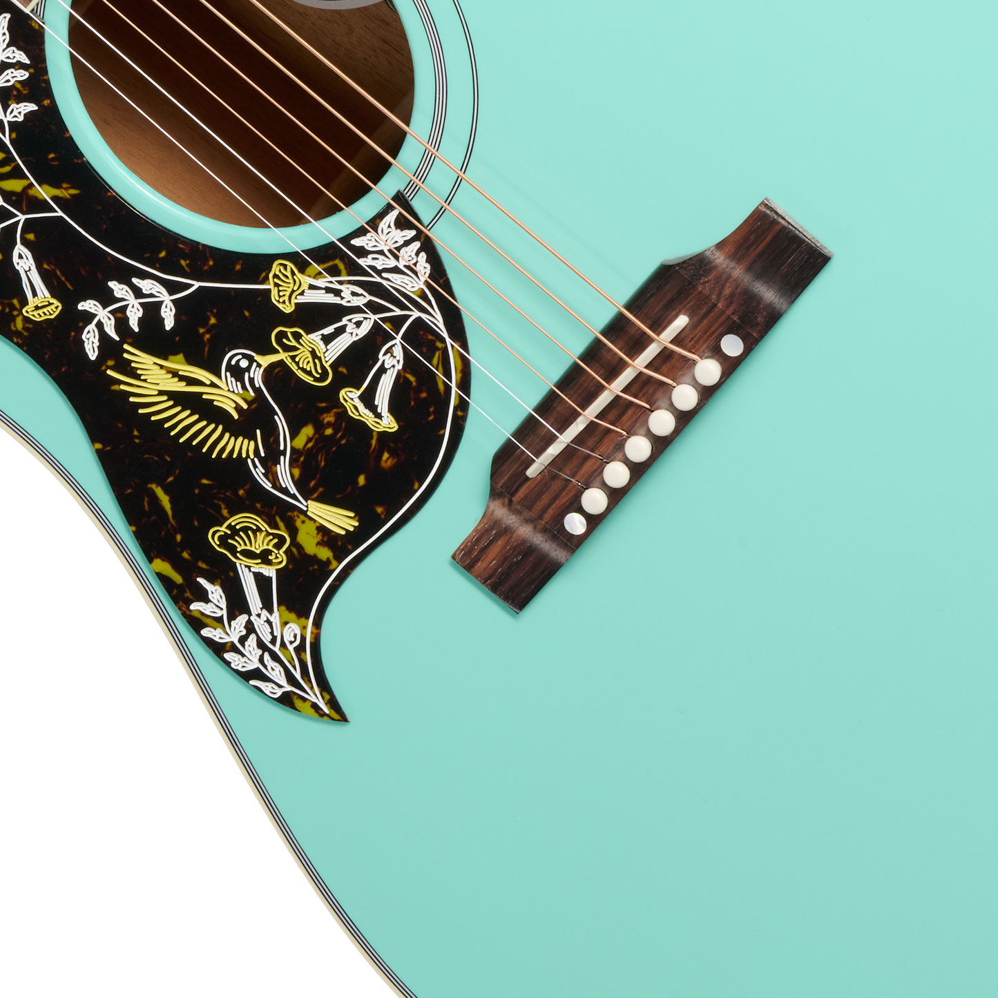 Gibson Hummingbird Standard, Left-Handed, Southwestern Turquoise Acoustic Guitar Gibson
