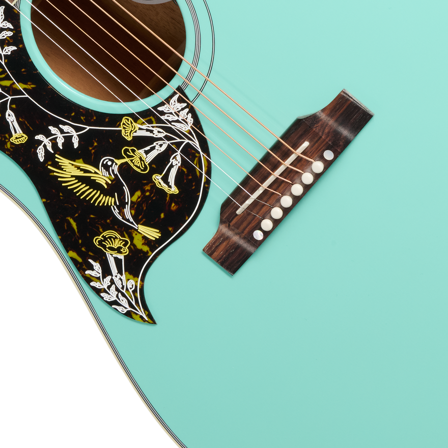 Gibson Hummingbird Standard, Left-Handed, Southwestern Turquoise Acoustic Guitar Gibson