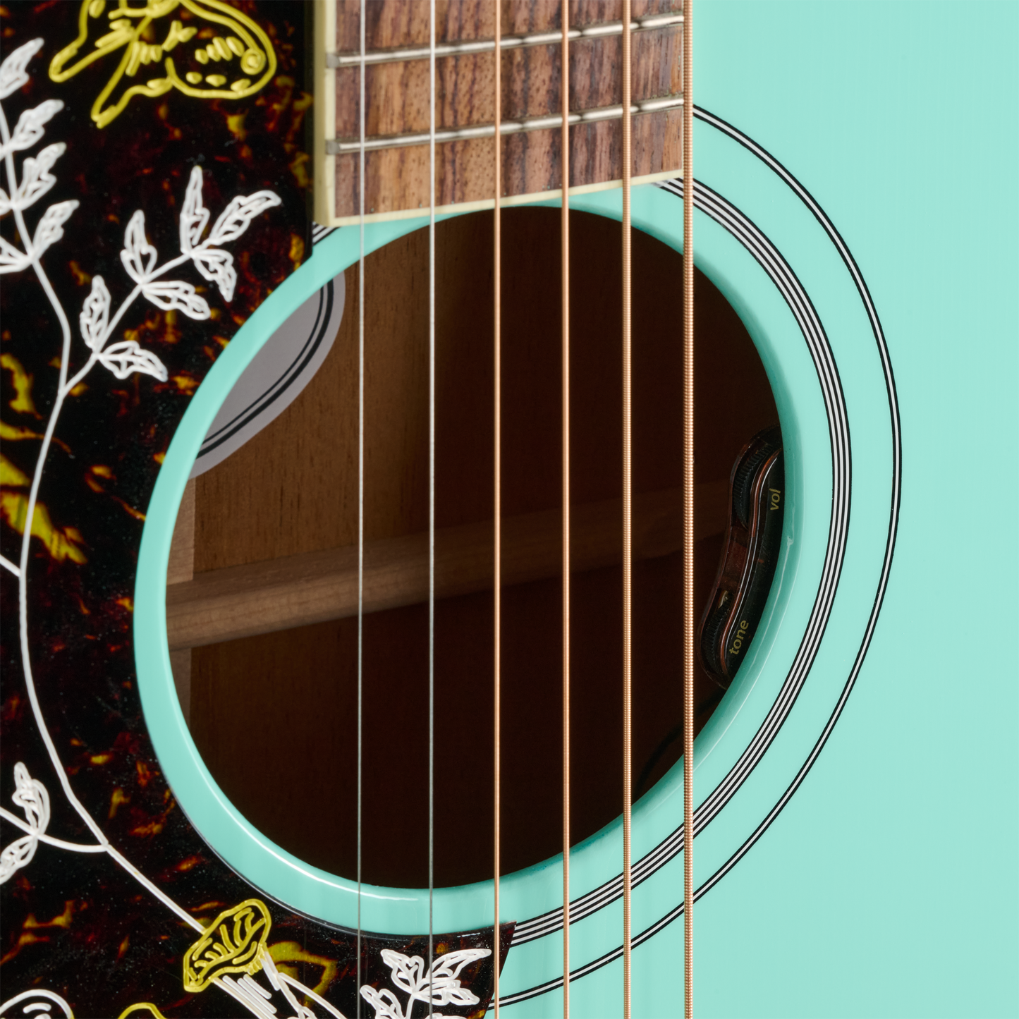 Gibson Hummingbird Standard, Left-Handed, Southwestern Turquoise Acoustic Guitar Gibson