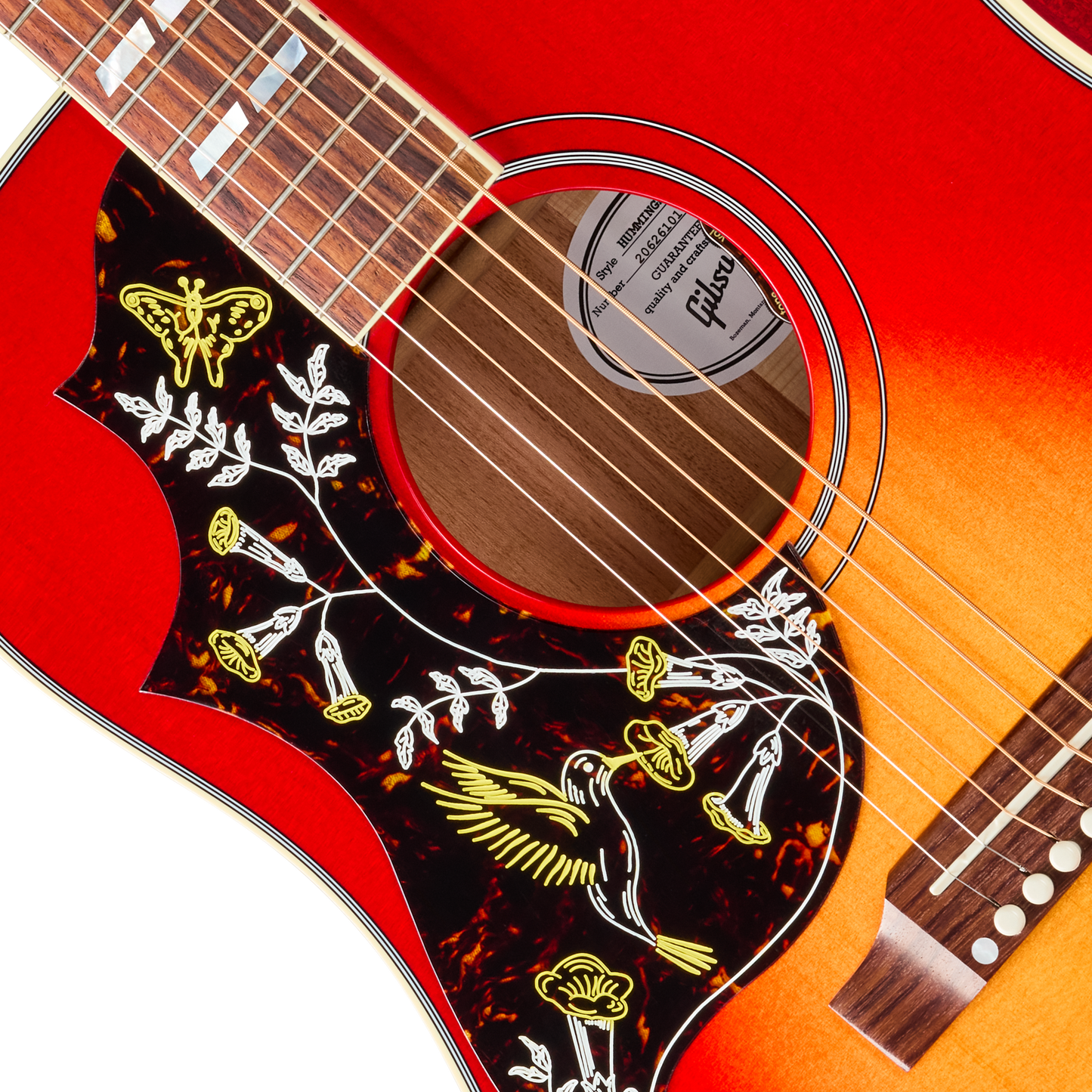 Gibson Hummingbird Standard, Left-Handed, Vintage Cherry Sunburst Acoustic Guitar Gibson