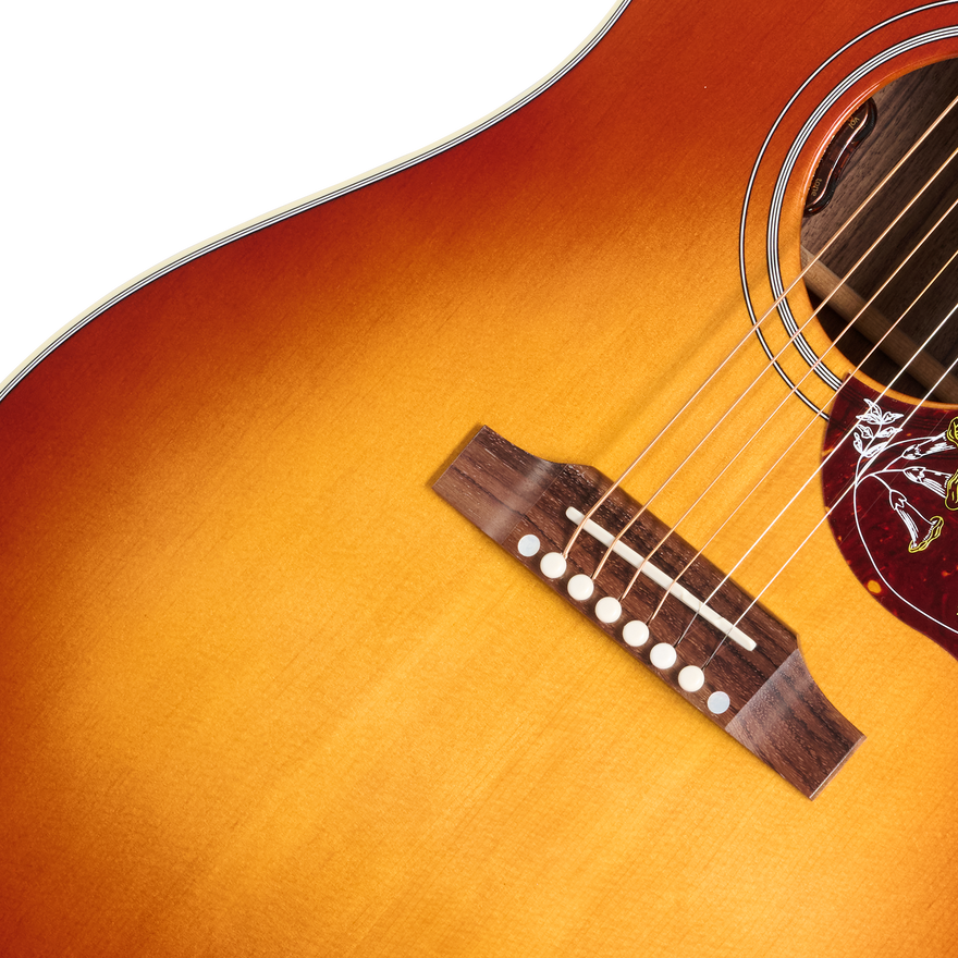 Gibson Hummingbird Standard Rosewood EC with HiFi DNA, Rosewood Burst Acoustic Guitar Gibson
