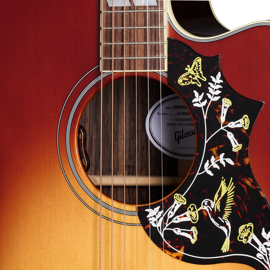 Gibson Hummingbird Standard Rosewood EC, Rosewood Burst Acoustic Guitar Gibson