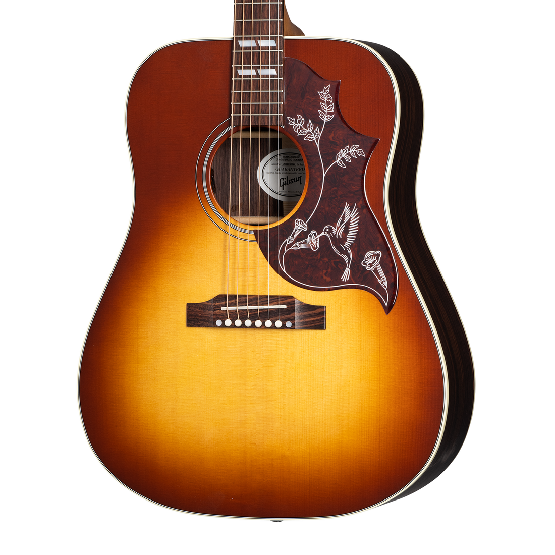 Gibson Hummingbird Studio Rosewood, Satin Rosewood Burst Acoustic Guitar Gibson